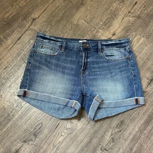 J Crew Denim cuffed Shorts Size 29